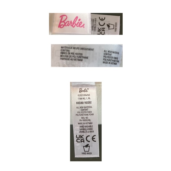 Mattel -Barbie-Cuutopia Plush Pillow- 12 Inch - Picture 6 of 6